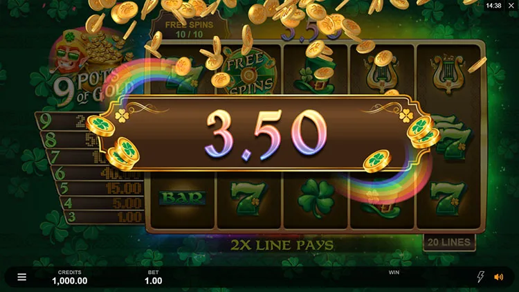 How 9 Pots of Gold Works – Features, Rules & Payouts