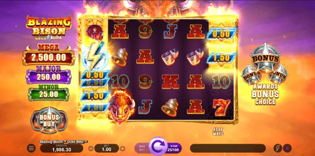 Where to Play Blazing Bison Gold Blitz for Real Money